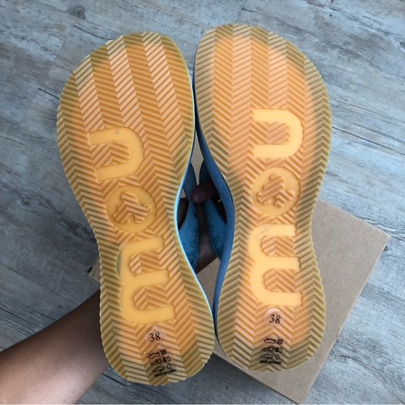 Mou Chunky Flip-flop Padded Suede Sandals- 7 - Picture 8 of 15